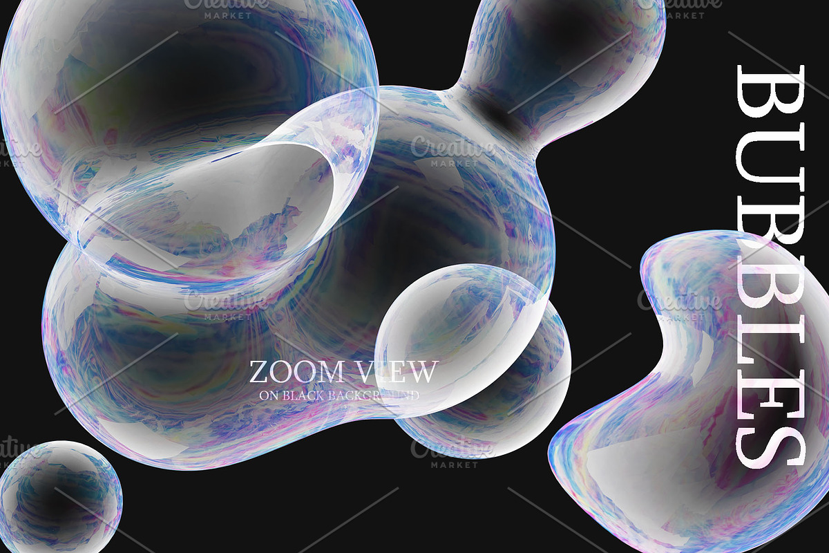Abstract 3D Bubbles Collection, a Graphic by MayaNavits (Photo 6 of 13)