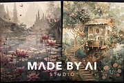 Magical Forest Junk Journal Prompts, an Object Graphic by MadeByAI Studio (Thumbnail 3 of 5)