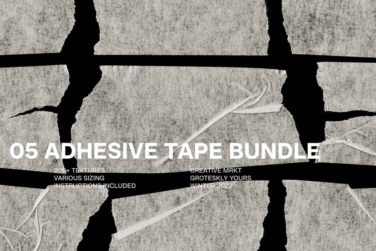 05: Masking Tape Textures Bundle, a Texture Graphic by Eugene Tantsurin (Photo 1 of 9)