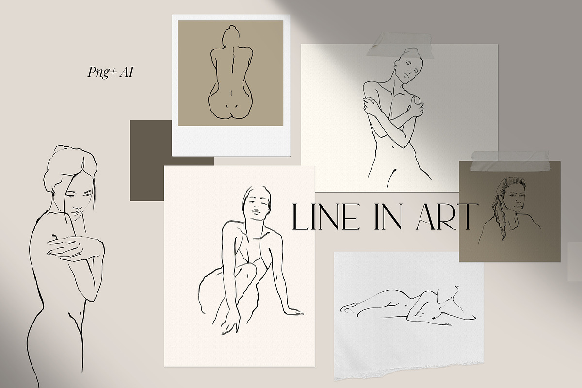 LINE IN ART-female collection, an Illustration by Natalia Tugova (Photo 8 of 15)