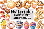Bakery Clipart, an Illustration by Design Market (Thumbnail 1 of 3)