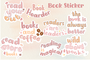 Planner Sticker, Book Planner