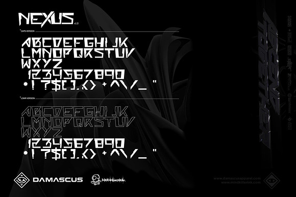 Nexus font ( DMCS x MKI ) preview 3