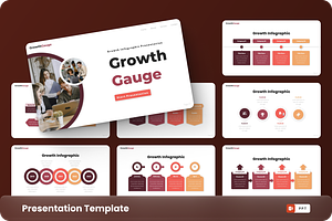 GrowthGauge - Growth Infographic Pow, a Presentation Template by GraphauseProject