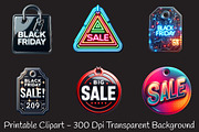 Black Friday Price Tags PNG Bundle, an Illustration by RobertsArt (Thumbnail 4 of 7)