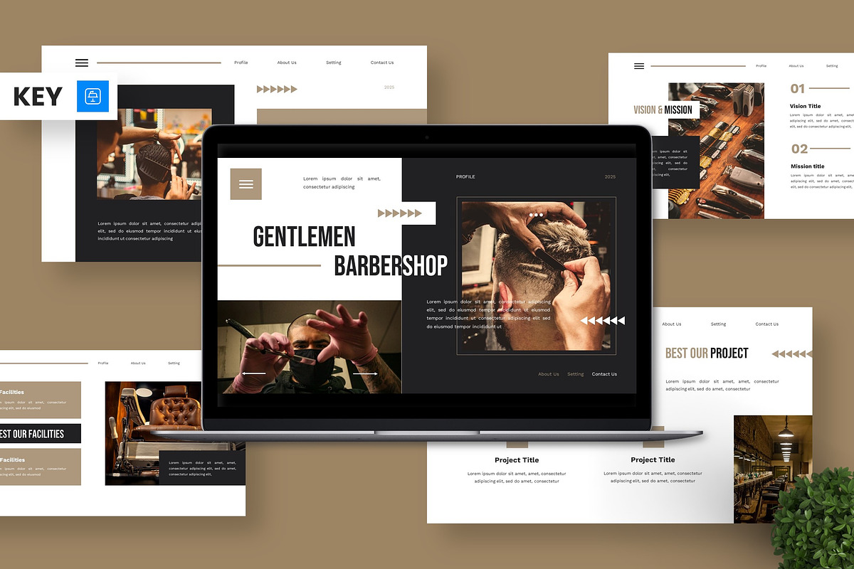 Gentlemen Barbershop - Barber Key