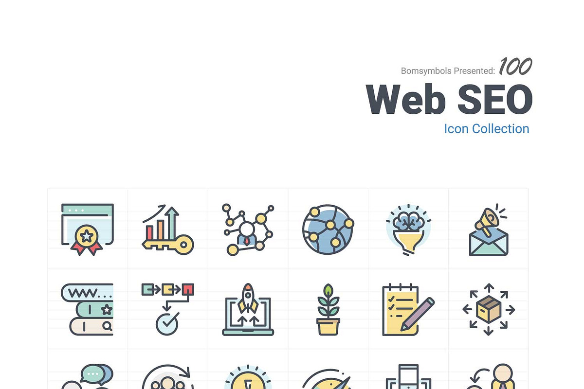 Web SEO icon collection, an Outline Icon by BomSymbols (Photo 5 of 5)