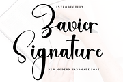 Zavier Signature, a Handwritten Font by FreshTypeINK (Thumbnail 1 of 8)