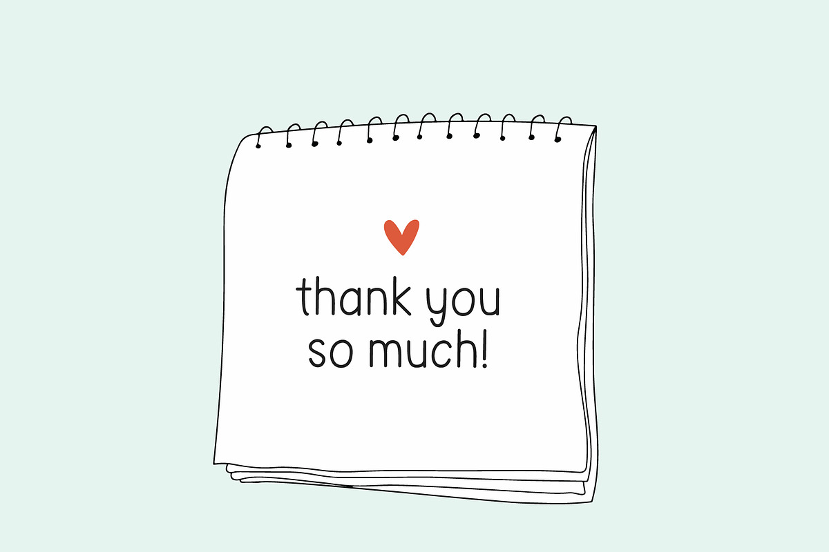 Clean Notes - Neat Handwriting Font, a Handwritten Font by Kaya Fonts (Photo 20 of 20)