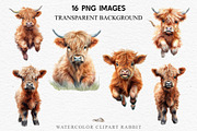 Highland Baby Cow Girl & Boy Dressed, an Animal Illustration by Rabbit Heart (Thumbnail 2 of 7)