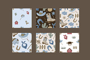 Western Watercolor Nursery Clipart, a Decorative Illustration by Cute And Wild (Thumbnail 4 of 6)