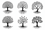 Tree with roots silhouette featuring, an Illustration by Amazin_art (Thumbnail 10 of 10)