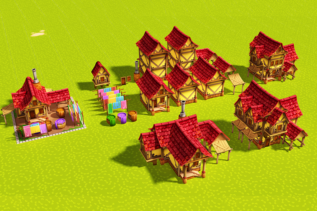 Medieval Town, an Architecture 3D Model by Souchenki (Photo 12 of 15)