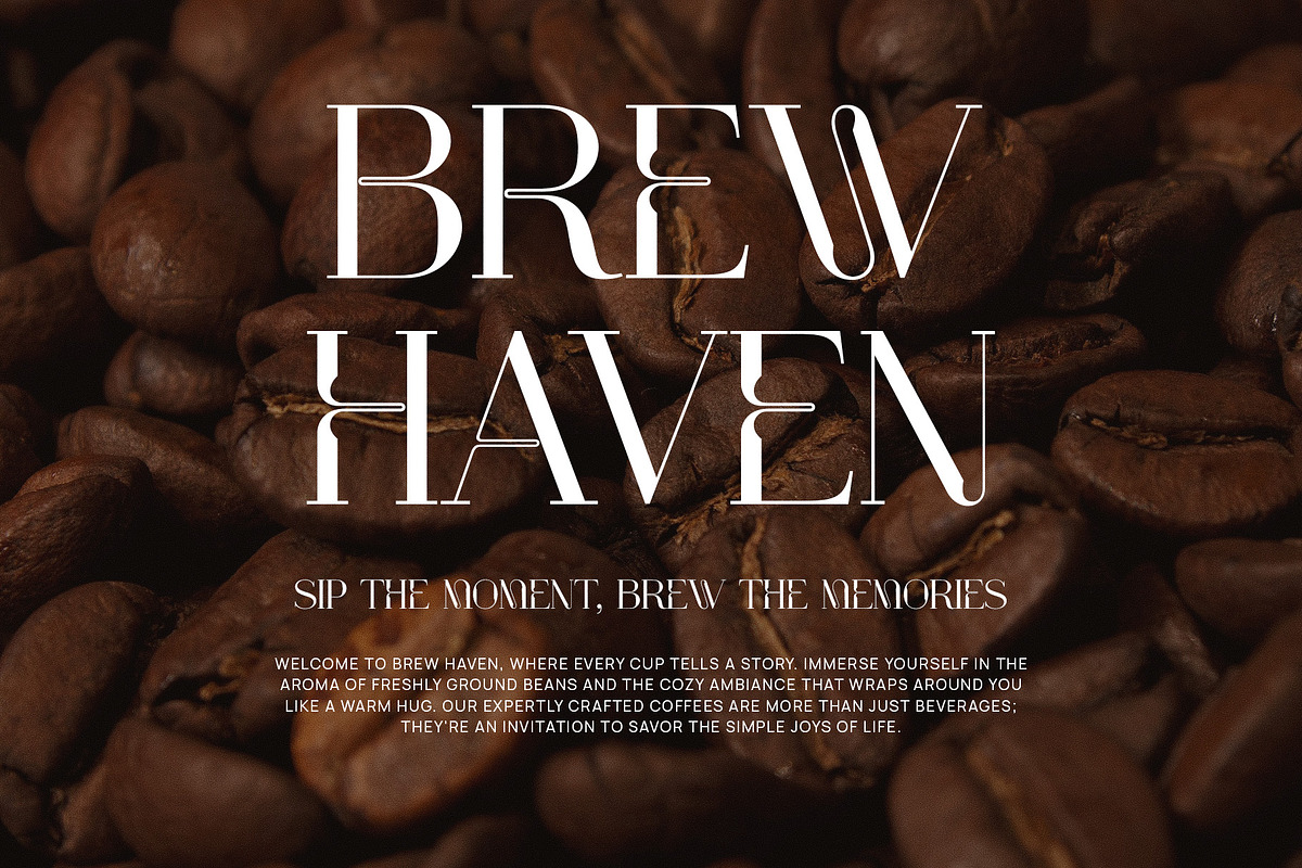 Wahmon Unique and Elegant Serif Font, a Serif Font by Perfectype (Photo 5 of 6)