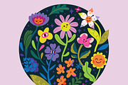 Happy Little Blooms, a Pattern Graphic by PenguinHouse (Thumbnail 8 of 8)