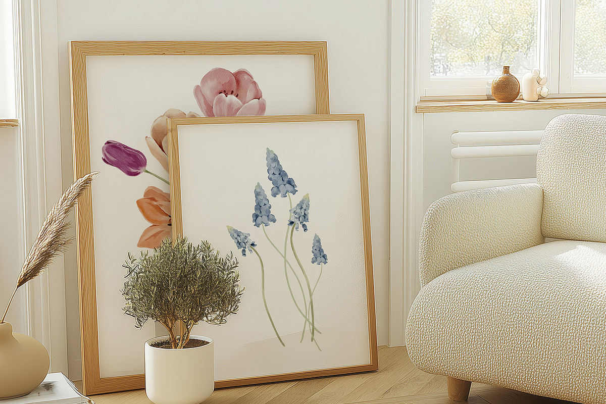 Little Spring Watercolor Set, an Object Illustration by Watercolor_Ma (Photo 4 of 6)