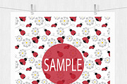Ladybug Digital Paper Pack, a Pattern Graphic by Leska's Digitals (Thumbnail 4 of 5)