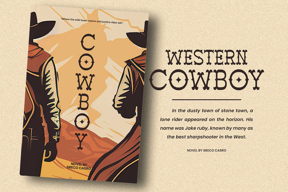 Blank Gunshot - Western Slab Serif, a Slab Serif Font by Novitype (Photo 10 of 13)