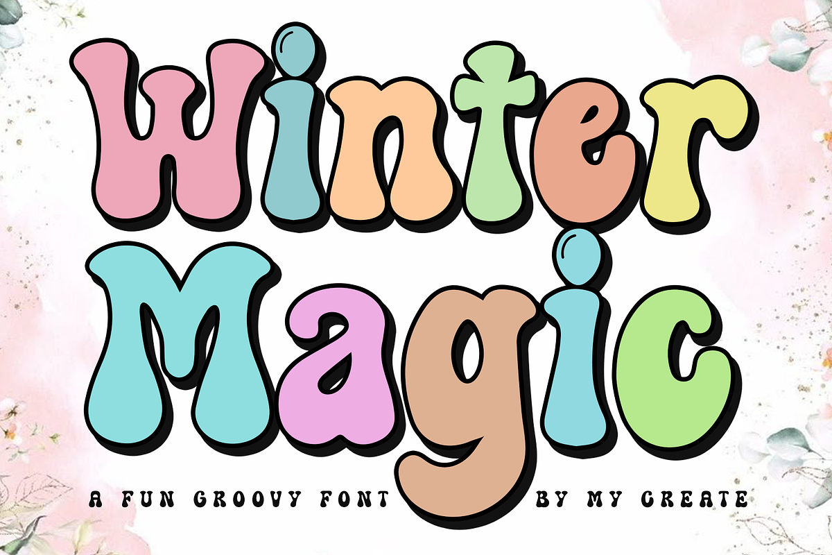 Winter Magic, a Script Font by FreshTypeINK (Photo 1 of 8)