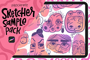 Sketcher Brushes Pack Procreate, a Brush Add-On by studio.pancz (Thumbnail 1 of 2)