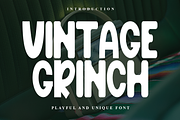 Vintage Grinch, a Script Font by InermediaSTUDIO (Thumbnail 1 of 7)