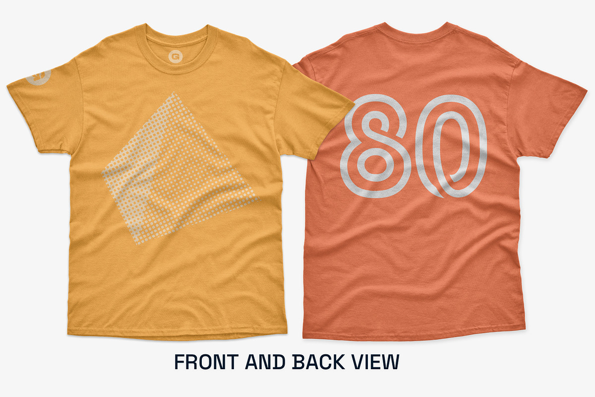 Gildan Mens Adult T-Shirt Mockups, a Shirt Mockup by GraphicHero (Photo 3 of 9)