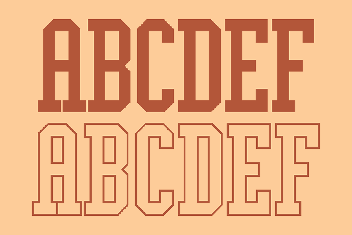 Display University Font, a Serif Font by GG Design (Photo 2 of 8)