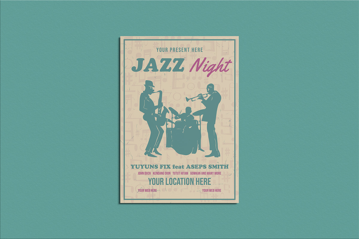 Jazz Night Flyer Template preview 4