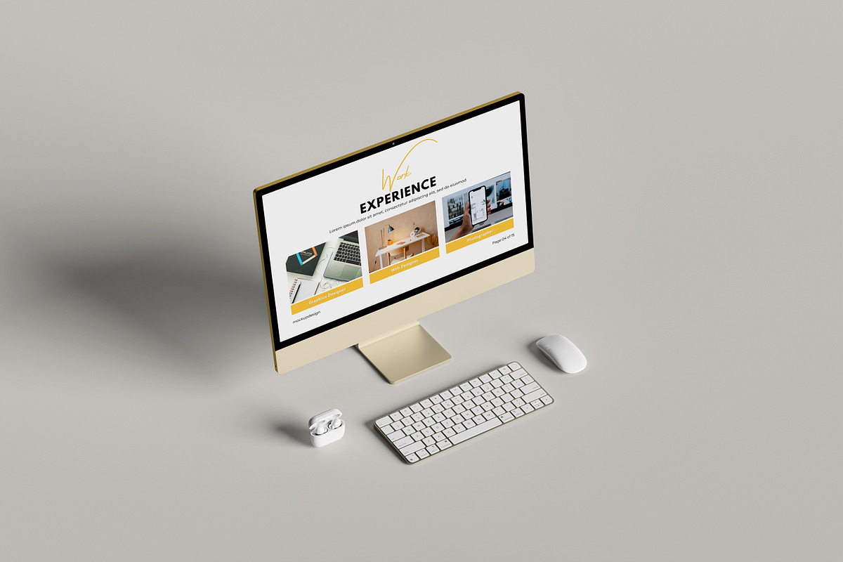 iMac Screen Mockup, a Mac Mockup by graphicstory (Photo 3 of 9)