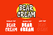 Bear Cream - Display Font, a Handwritten Font by QR Design Studio (Thumbnail 4 of 7)