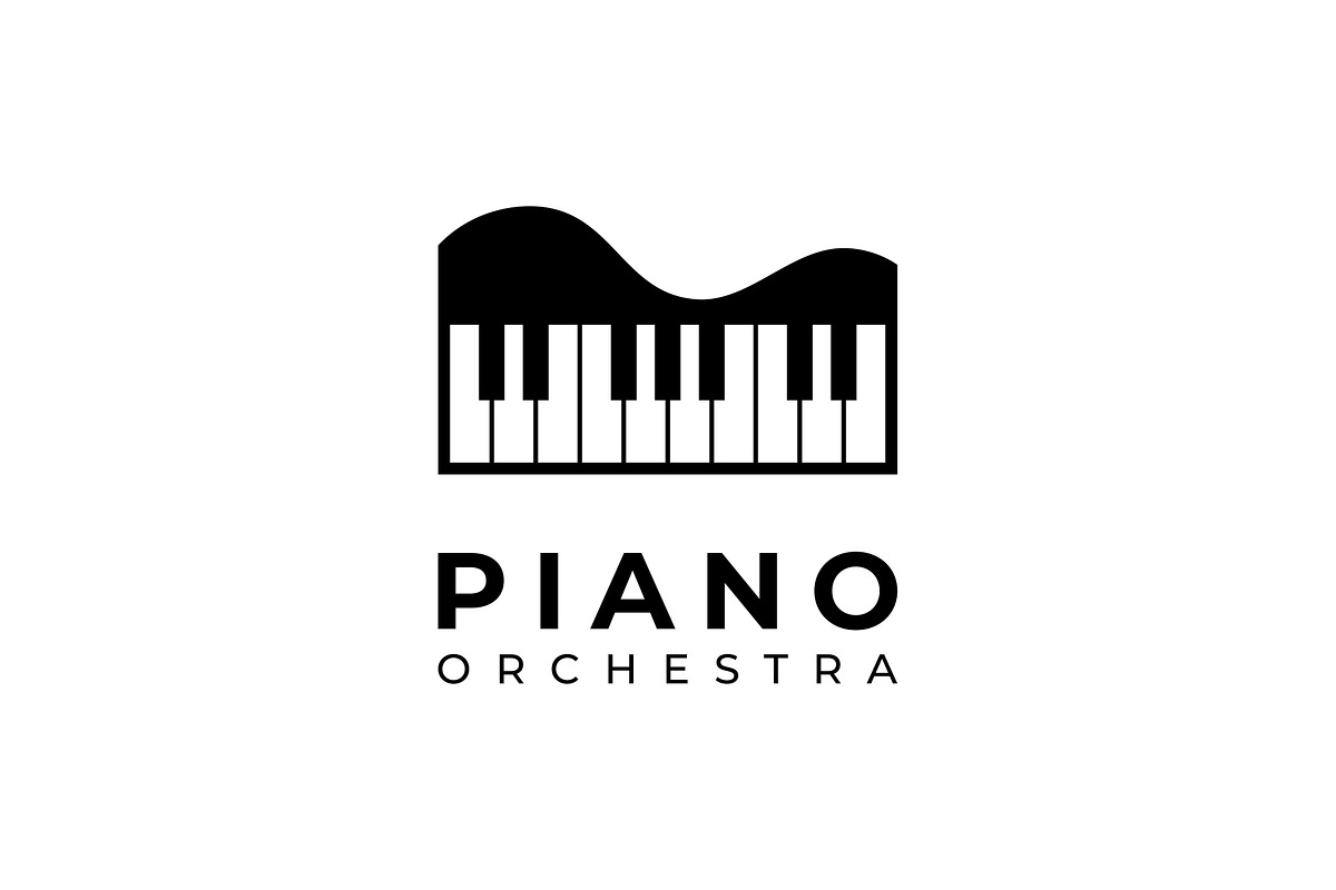 Piano Keyboard Orchestra Logo, a Branding & Logo Template by ika trisiana (Photo 2 of 2)