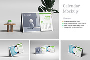 Calendar Mockup, a Household Mockup by Creative_A23 (Thumbnail 1 of 6)