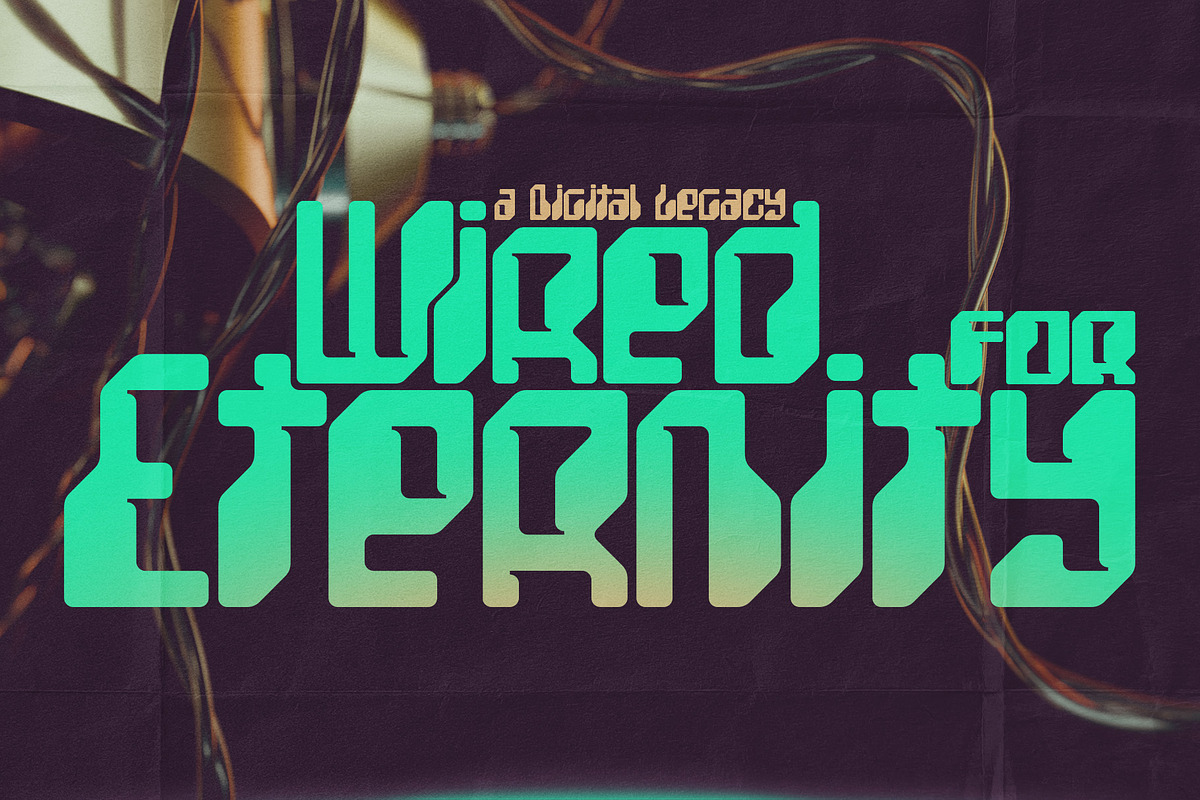 TechCore - Vintage Cyber Font, a Sans Serif Font by Gleb Guralnyk (Photo 2 of 6)