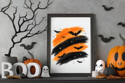 Brushstroke Halloween PNG Clipart, an Illustration by RobertsArt (Thumbnail 5 of 8)