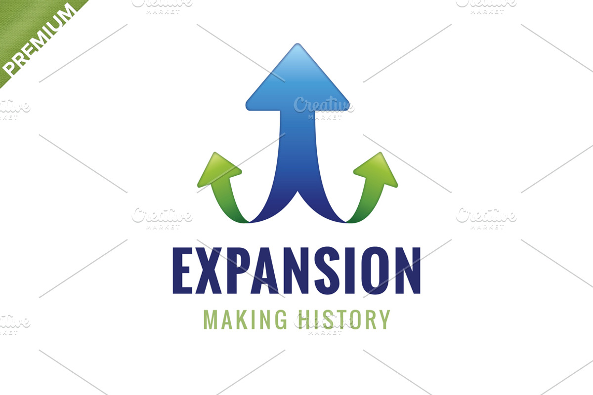 Expansion Logo, a Branding & Logo Template by Web Design Label