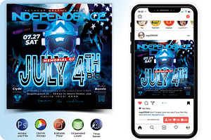 Independence Day Flyer, a Flyer Template by regalDRAW