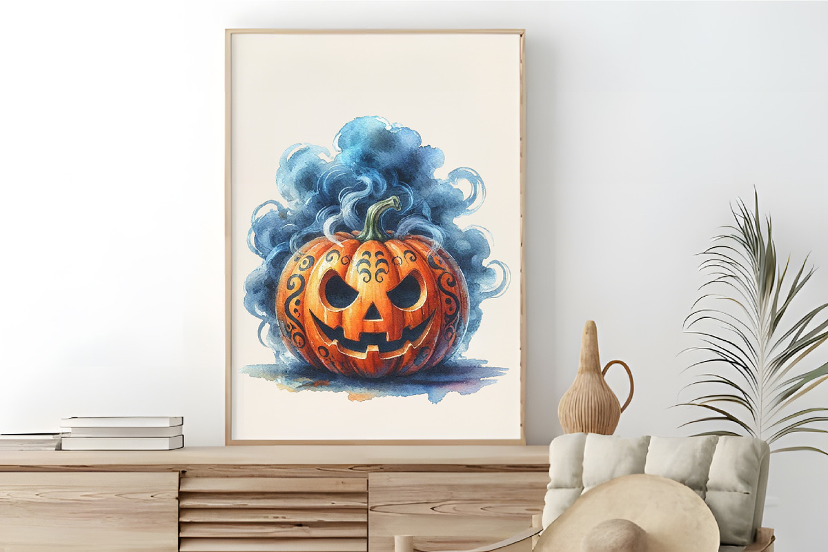 Quirky Pumpkins PNG Clipart, a Seasonal Illustration by RobertsArt (Photo 7 of 7)