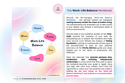 Work Life Balance, Life Planner, a Print Template by PlannersByBee (Thumbnail 2 of 3)