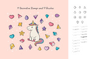 Cute Unicorn Procreate Set, a Brush Add-On by Pencil Twist (Thumbnail 6 of 10)