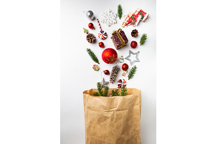 Christmas holidays composition, a Holiday Photo by piter.goskov