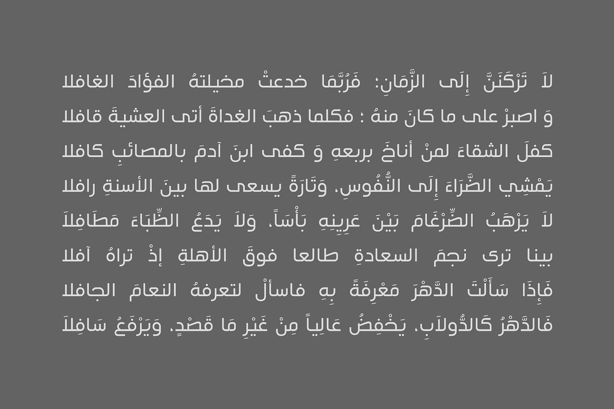 Tasreeh - Arabic Font, a Sans Serif Font by Mostafa El Abasiry (Photo 7 of 10)