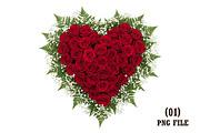 Valentine’s Day Floral PNG, an Illustration by DreamArtGraphic (Thumbnail 1 of 6)