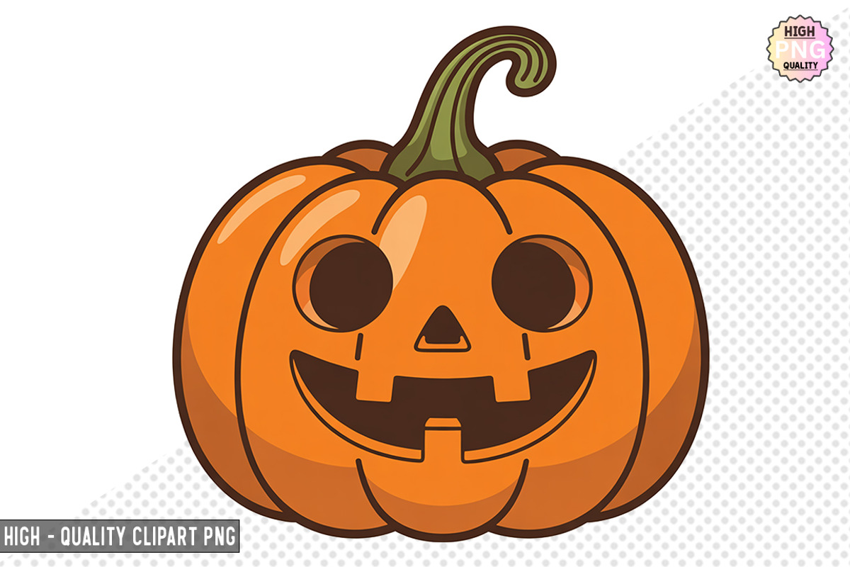 Halloween Pumpkin Clipart Bundle, a Graphic by crative8112 (Photo 4 of 10)