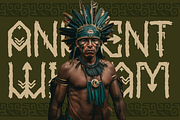 Sacred Obsidian Ethnic Tribal Font, a Font by PutraCetol Studio (Thumbnail 3 of 5)