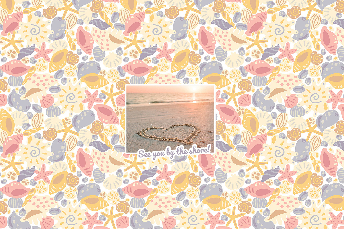Shell Seeker: vector patterns, a Pattern Graphic by Svitlana Kharchuk (Photo 10 of 10)