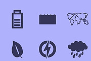 42 ECOLOGY simple icons, an Outline Icon by Palau (Thumbnail 3 of 4)