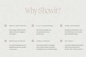 Showit Website Template Photographer