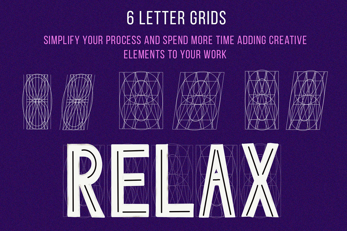 89 Lettering Grid Builder bundle