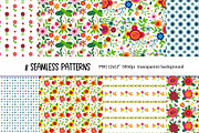 Folk Flowers. Folk Pattern, an Illustration by AvaAva (Thumbnail 20 of 26)