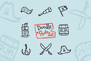 8 Doodle Icons. Pirate Set, an Outline Icon by Trapezoid (Thumbnail 1 of 2)